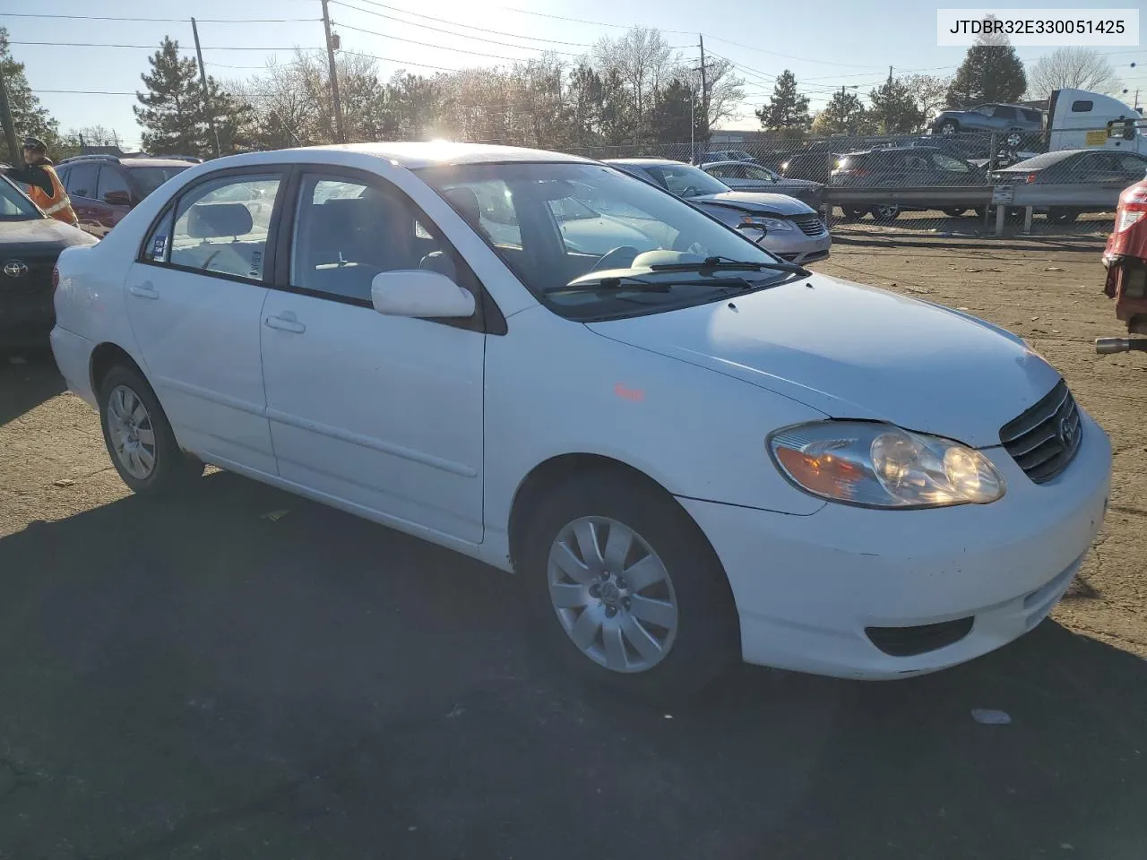 2003 Toyota Corolla Ce VIN: JTDBR32E330051425 Lot: 80798654