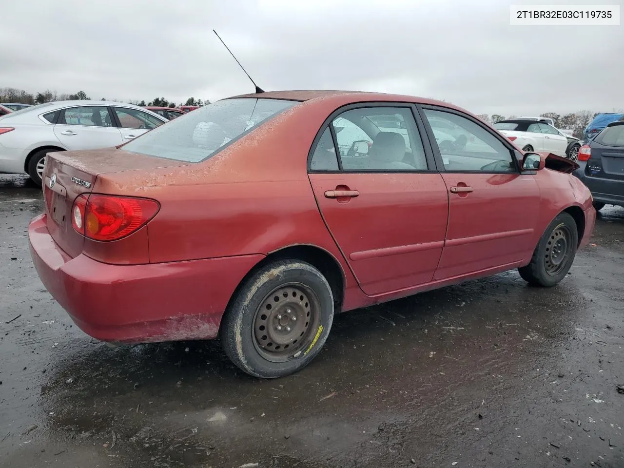 2003 Toyota Corolla Ce VIN: 2T1BR32E03C119735 Lot: 80815624