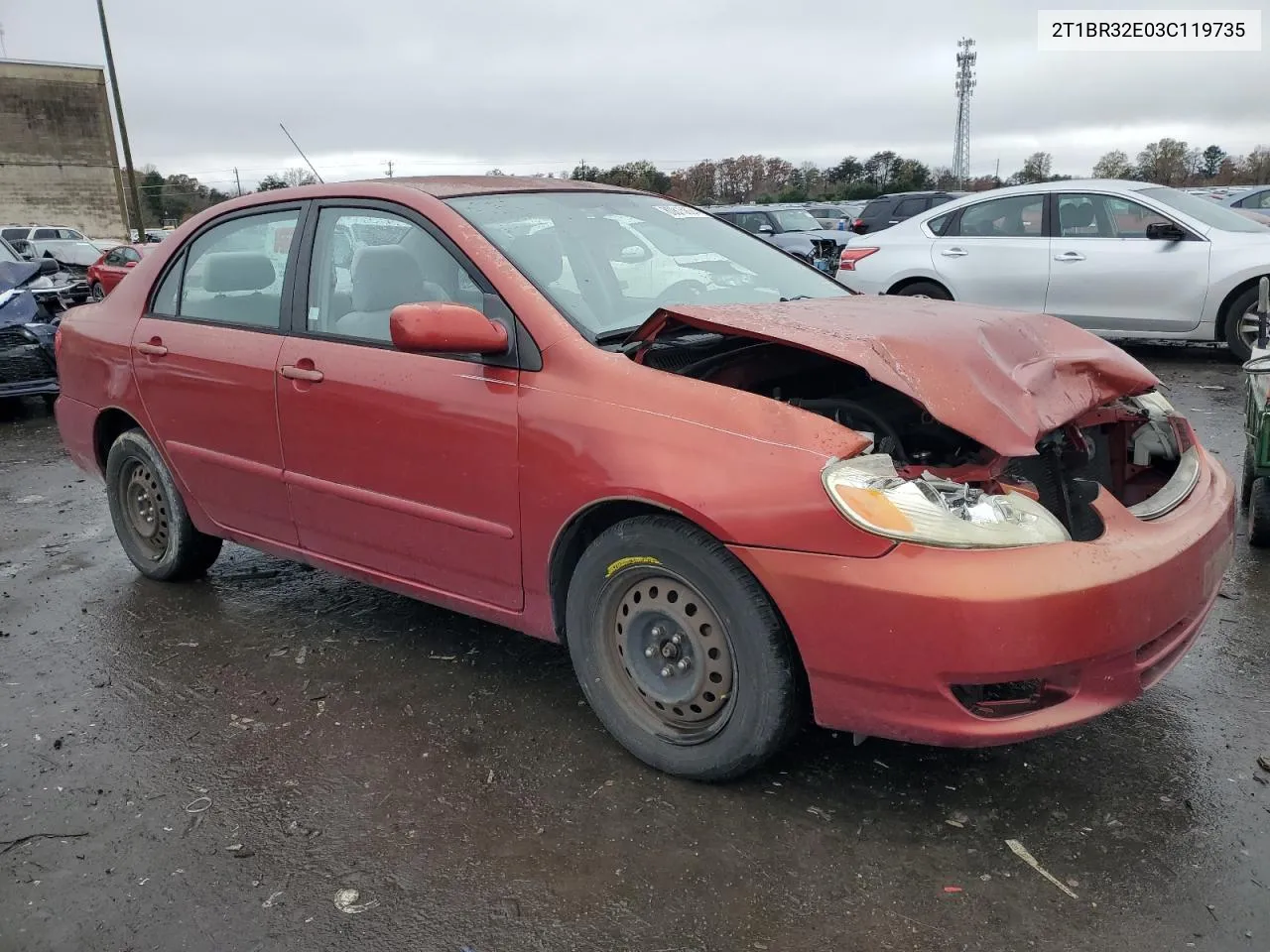 2003 Toyota Corolla Ce VIN: 2T1BR32E03C119735 Lot: 80815624