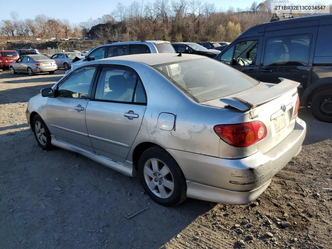 2003 Toyota Corolla Ce VIN: 2T1BR32E13C034547 Lot: 81045304