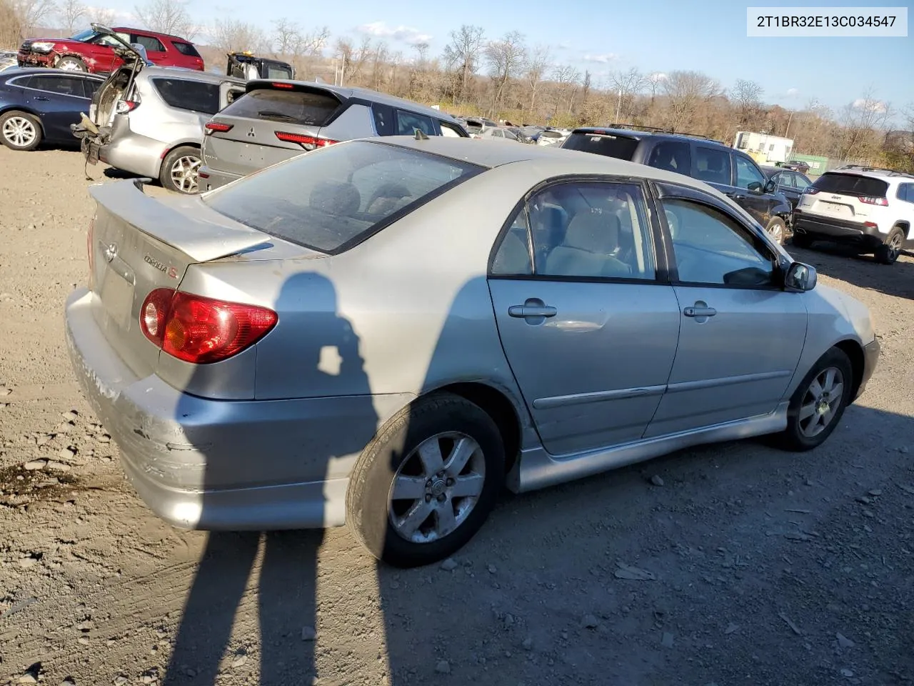 2003 Toyota Corolla Ce VIN: 2T1BR32E13C034547 Lot: 81045304