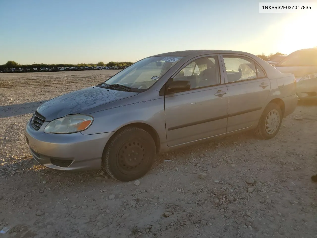 2003 Toyota Corolla Ce VIN: 1NXBR32E03Z017835 Lot: 81623964