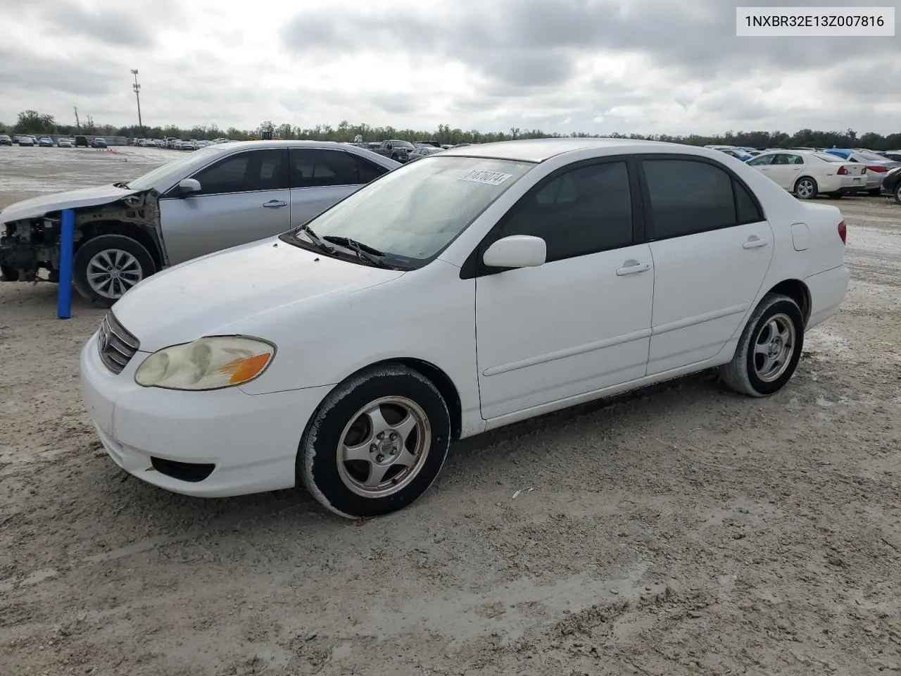 2003 Toyota Corolla Ce VIN: 1NXBR32E13Z007816 Lot: 81676074