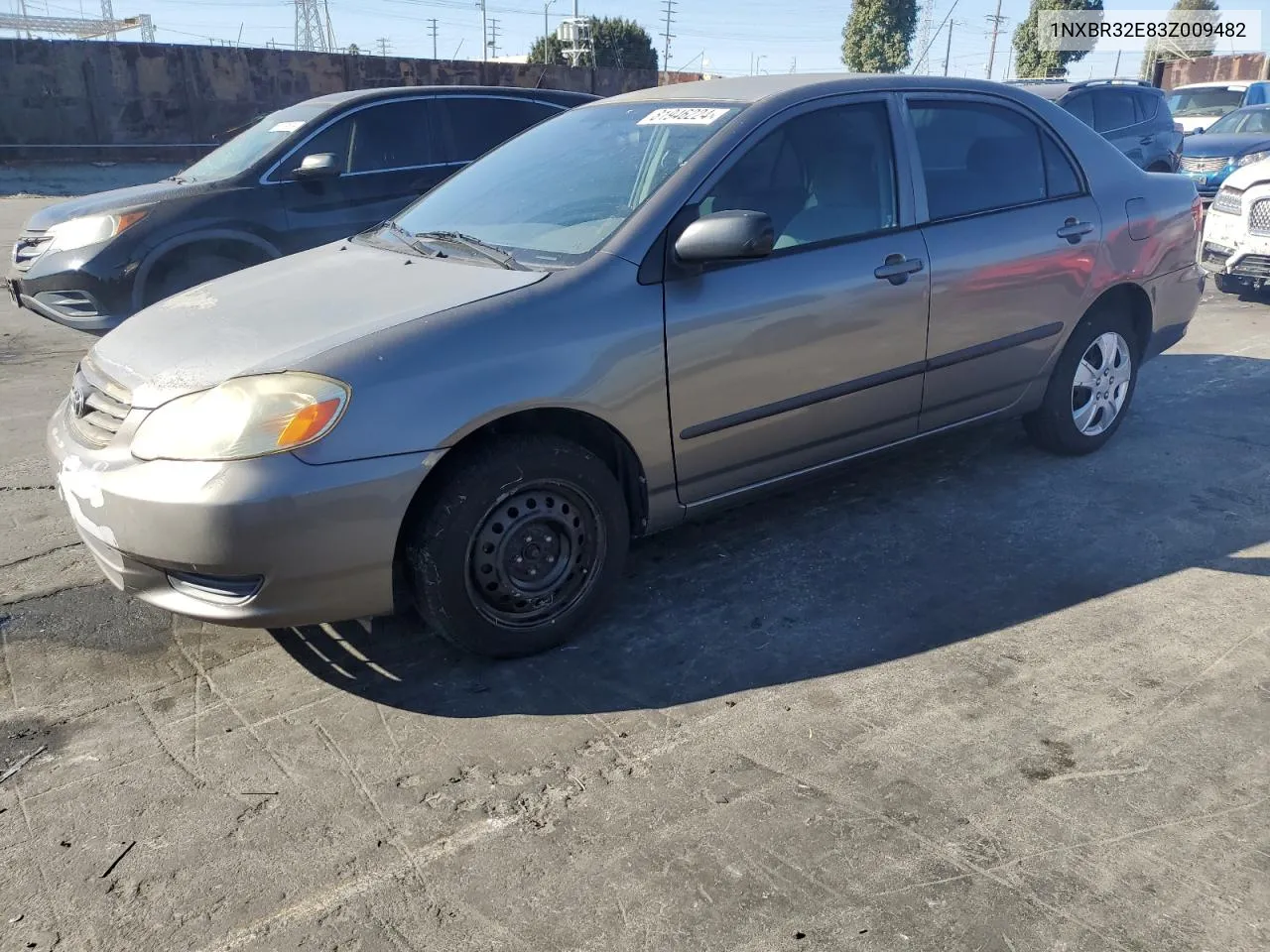 2003 Toyota Corolla Ce VIN: 1NXBR32E83Z009482 Lot: 81946224