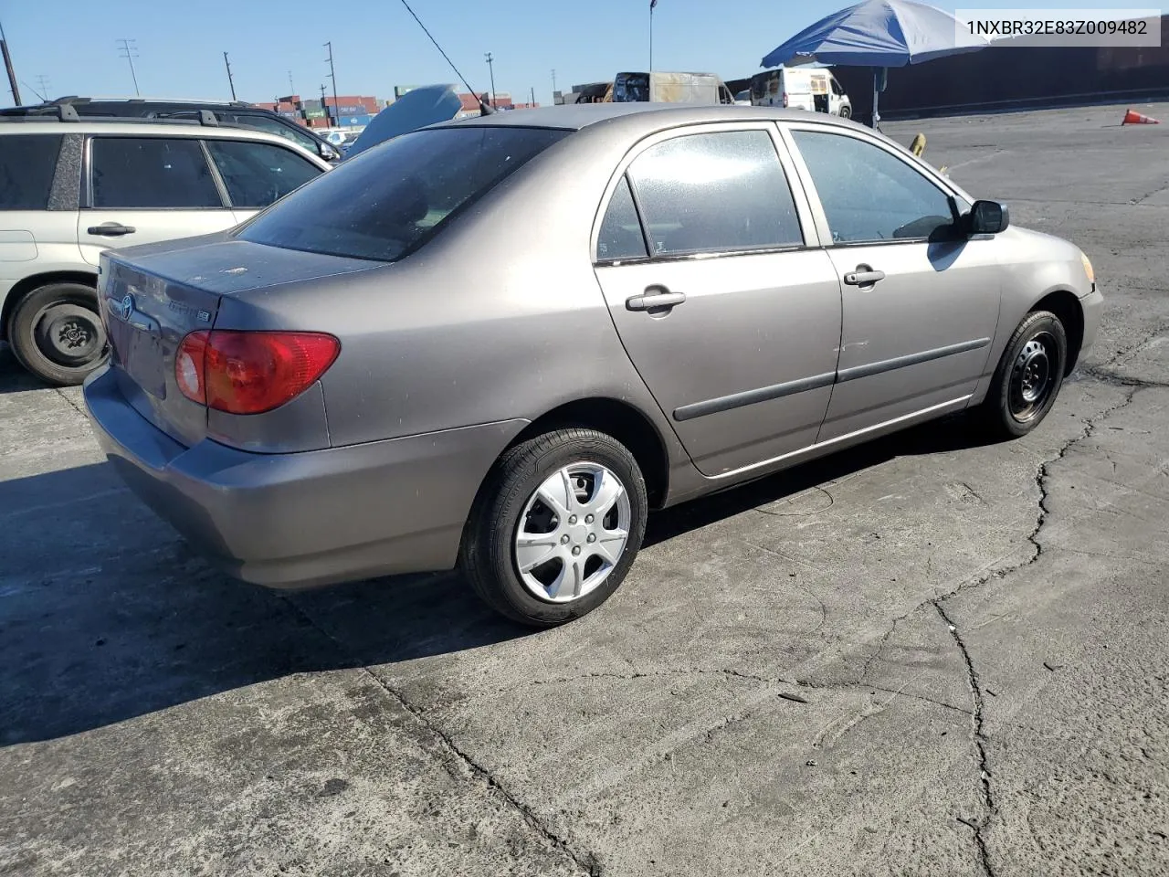 2003 Toyota Corolla Ce VIN: 1NXBR32E83Z009482 Lot: 81946224