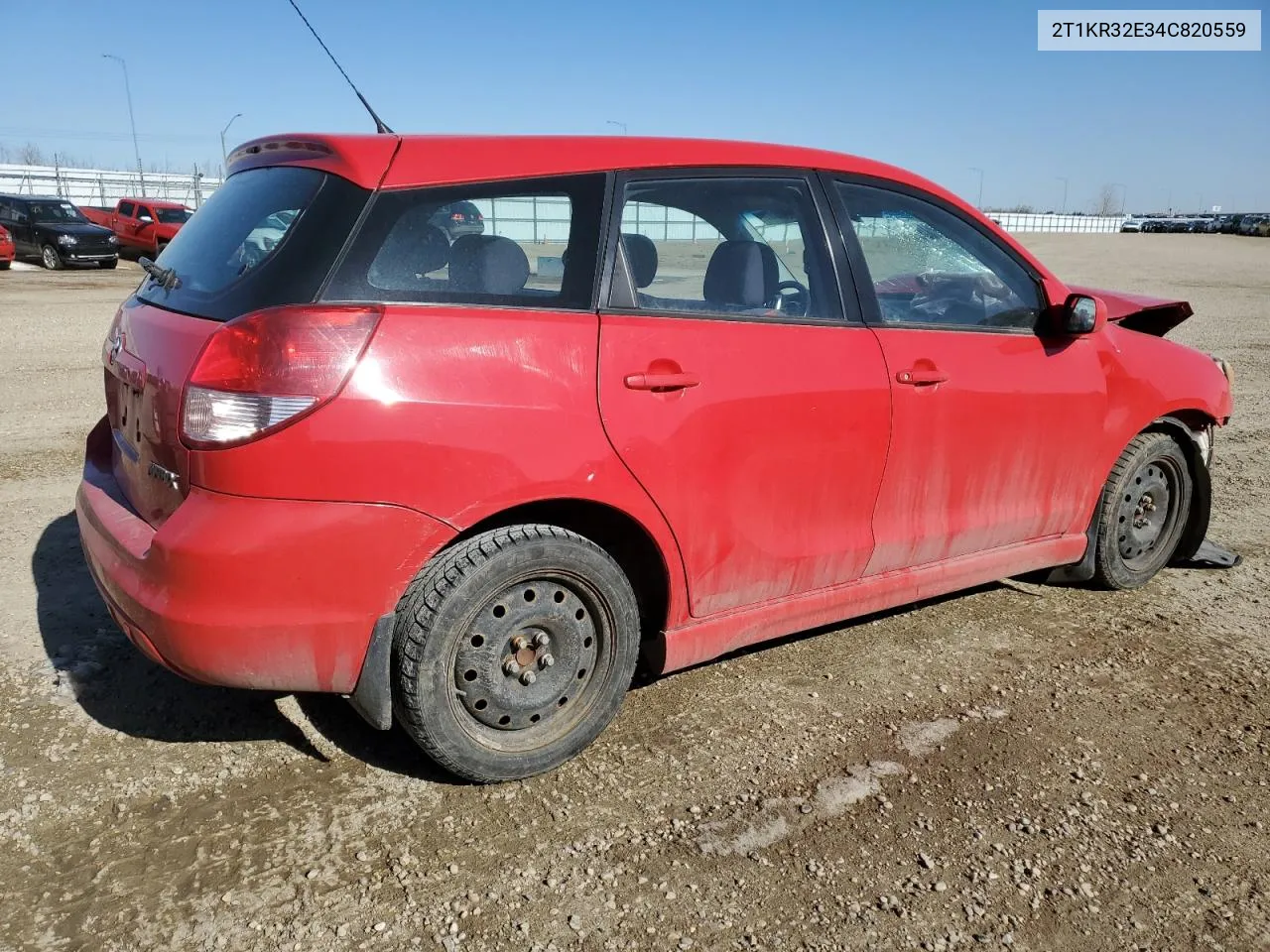 2004 Toyota Corolla Matrix Xr VIN: 2T1KR32E34C820559 Lot: 50996444