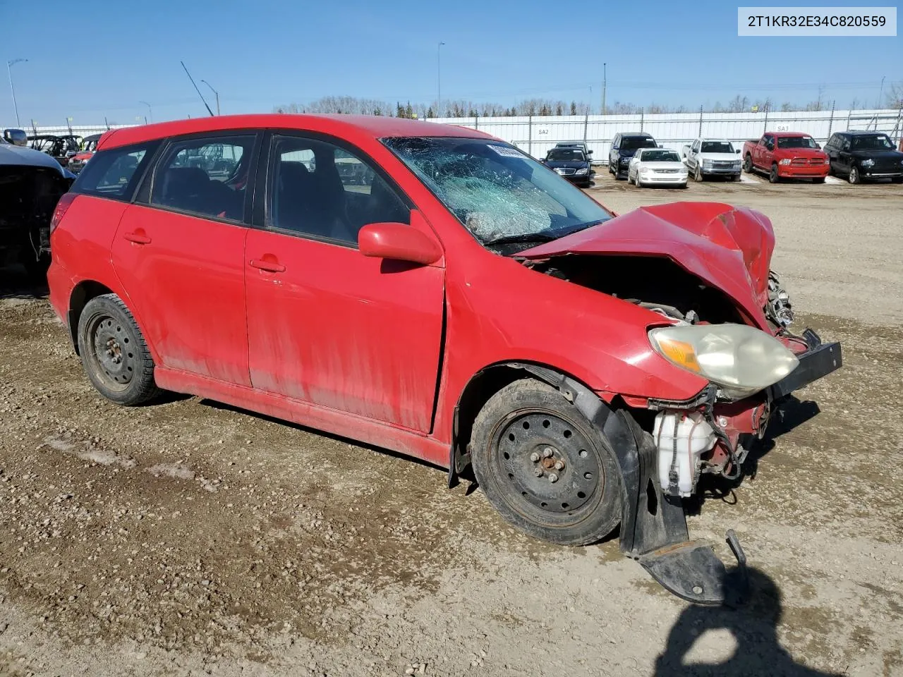 2004 Toyota Corolla Matrix Xr VIN: 2T1KR32E34C820559 Lot: 50996444