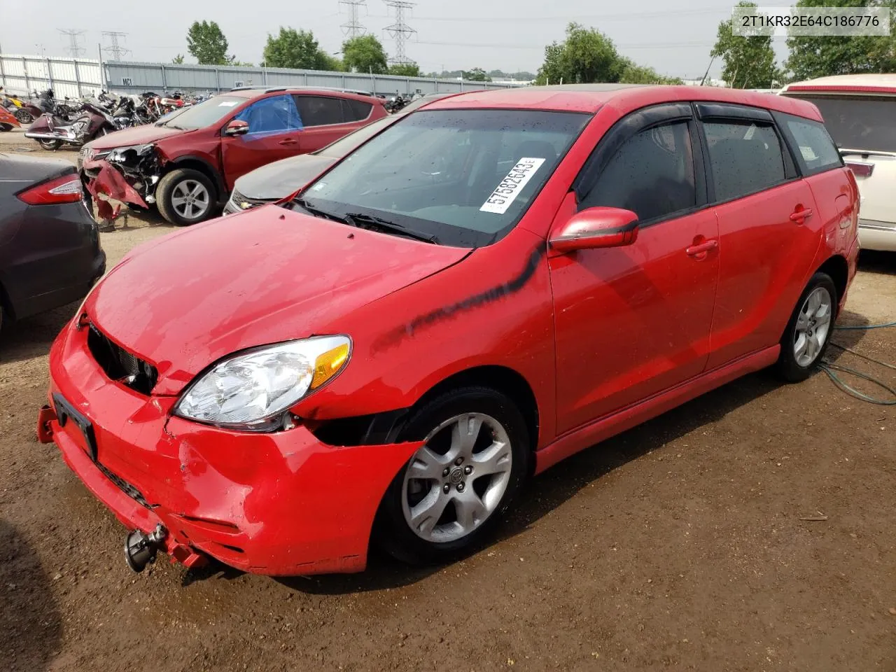 2004 Toyota Corolla Matrix Xr VIN: 2T1KR32E64C186776 Lot: 57582643