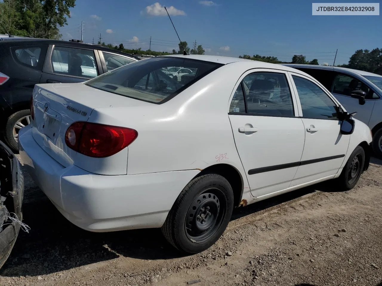 2004 Toyota Corolla Ce VIN: JTDBR32E842032908 Lot: 59693264