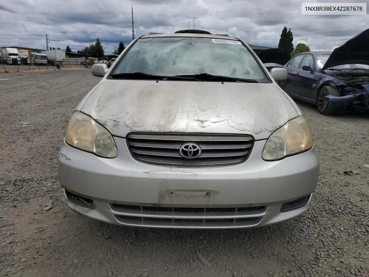 2004 Toyota Corolla Ce VIN: 1NXBR38EX4Z287678 Lot: 60885114