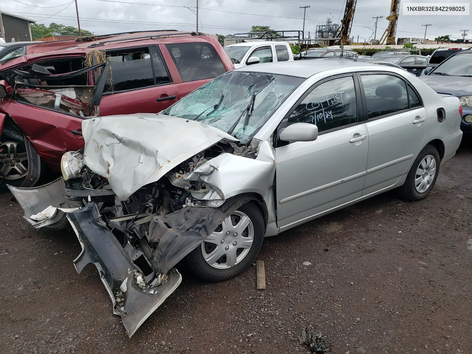 2004 Toyota Corolla Ce VIN: 1NXBR32E84Z298025 Lot: 62142514