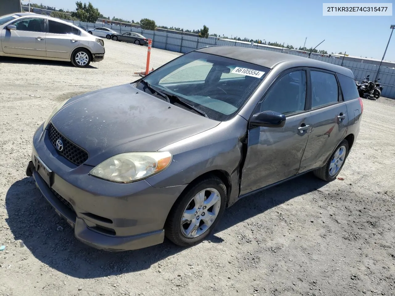 2004 Toyota Corolla Matrix Xr VIN: 2T1KR32E74C315477 Lot: 66105554