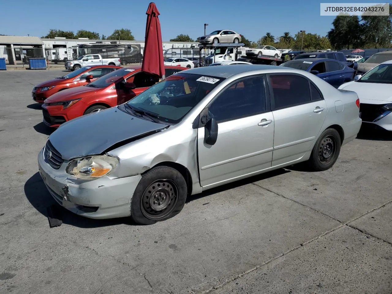 2004 Toyota Corolla Ce VIN: JTDBR32E842043276 Lot: 66390714