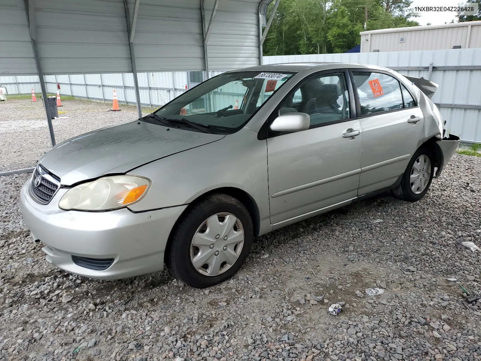 2004 Toyota Corolla Ce VIN: 1NXBR32E04Z226428 Lot: 66733074