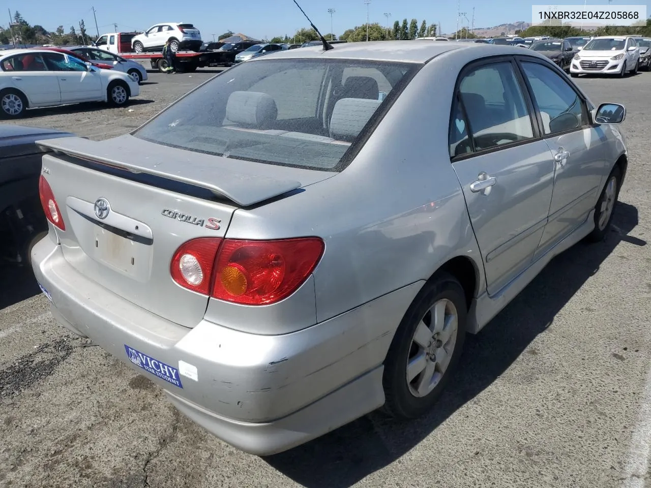 2004 Toyota Corolla Ce VIN: 1NXBR32E04Z205868 Lot: 67089094