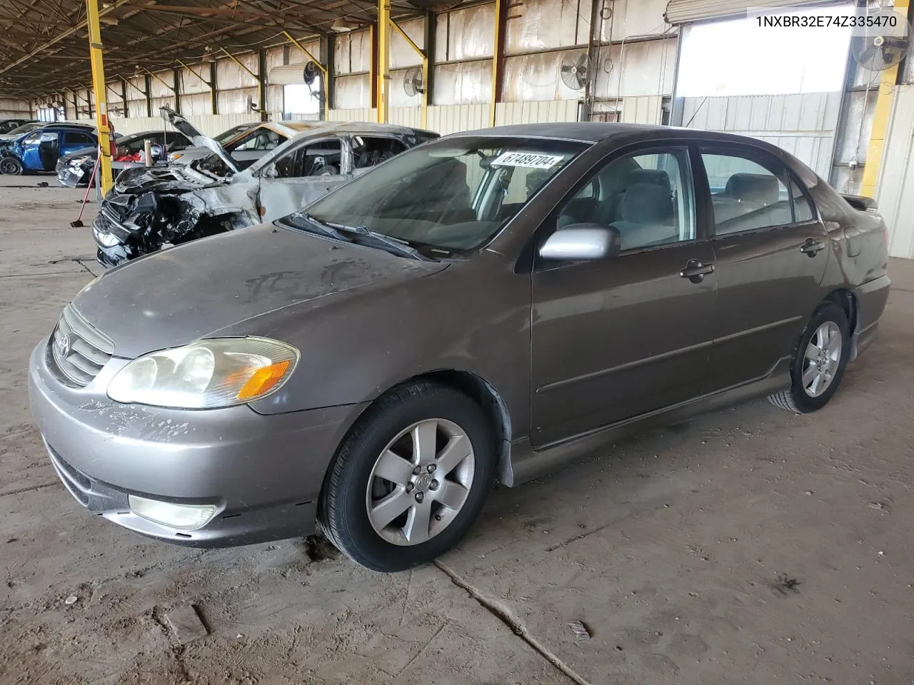 2004 Toyota Corolla Ce VIN: 1NXBR32E74Z335470 Lot: 67489704