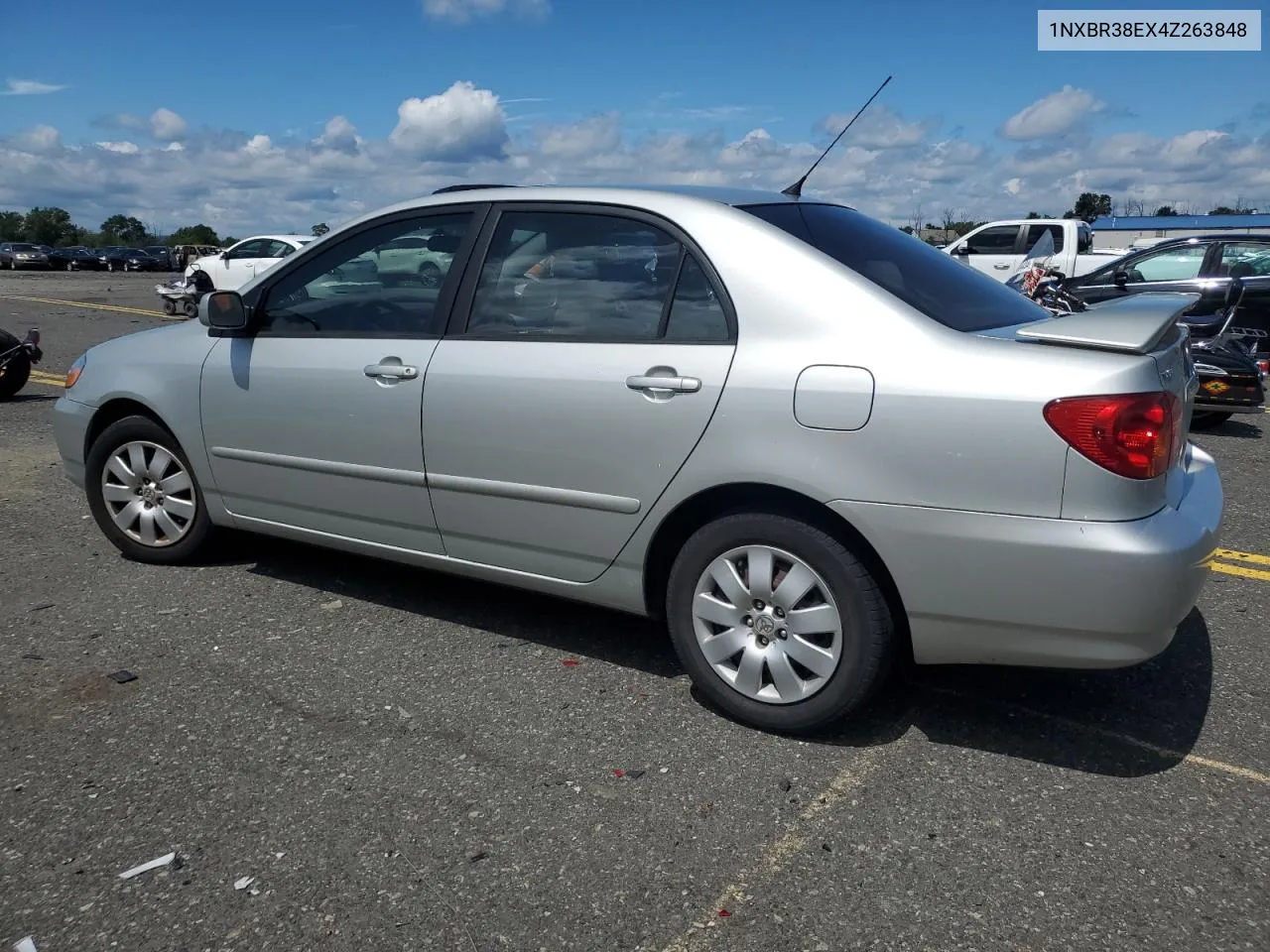 2004 Toyota Corolla Ce VIN: 1NXBR38EX4Z263848 Lot: 67705494