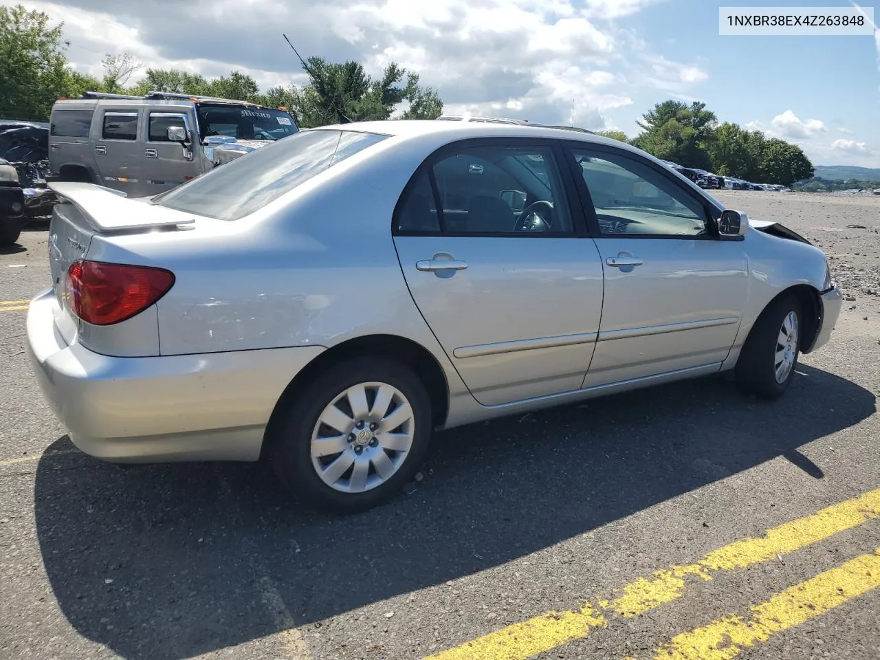 2004 Toyota Corolla Ce VIN: 1NXBR38EX4Z263848 Lot: 67705494