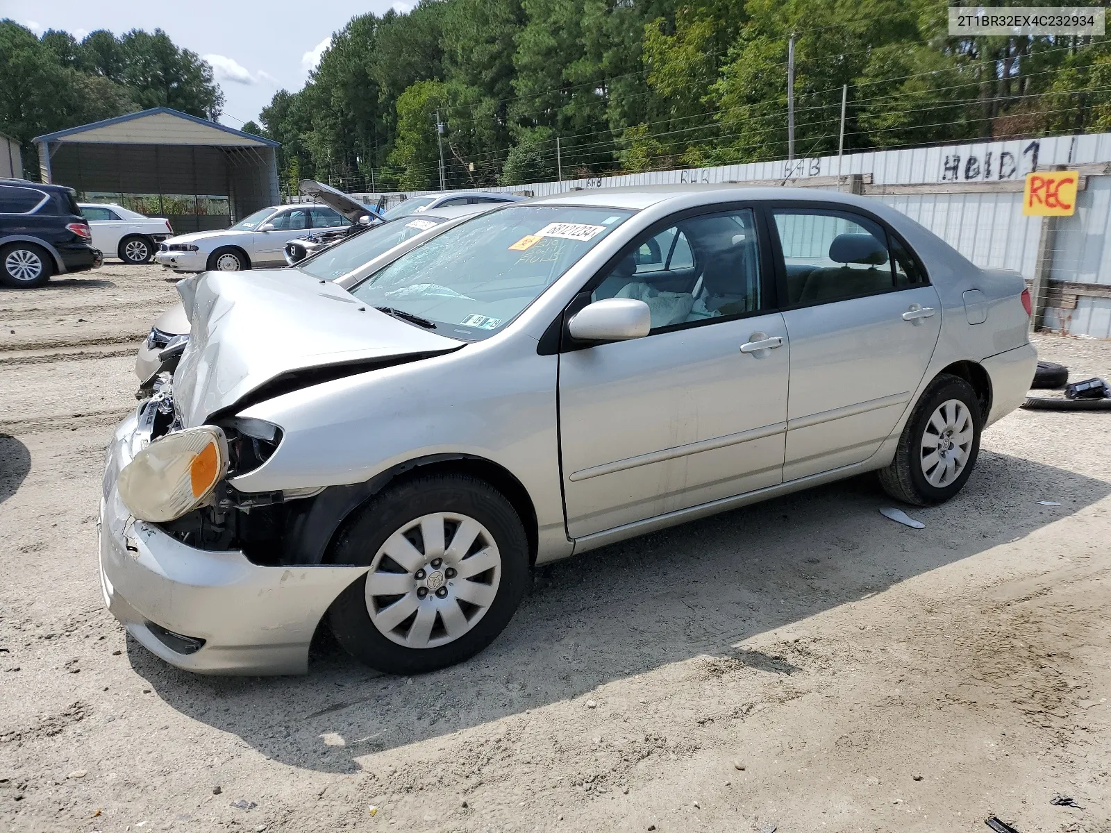 2004 Toyota Corolla Ce VIN: 2T1BR32EX4C232934 Lot: 68121234