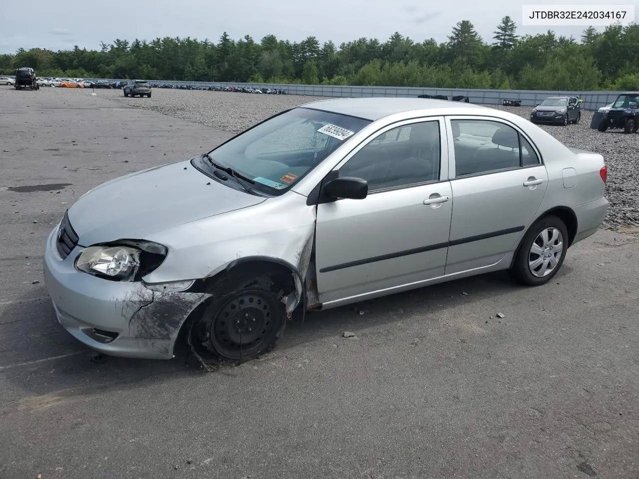 2004 Toyota Corolla Ce VIN: JTDBR32E242034167 Lot: 68299094