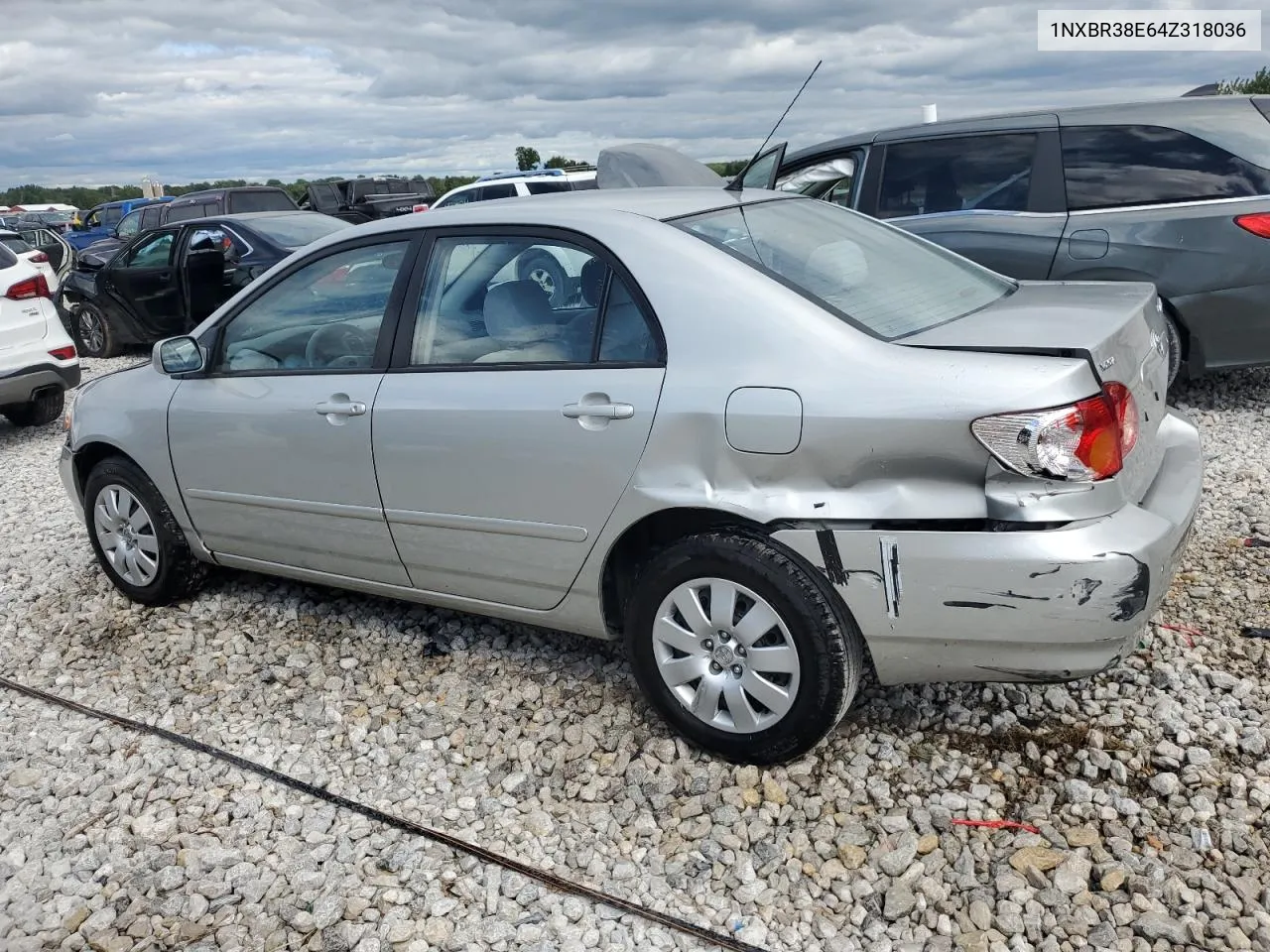 2004 Toyota Corolla Ce VIN: 1NXBR38E64Z318036 Lot: 68521044