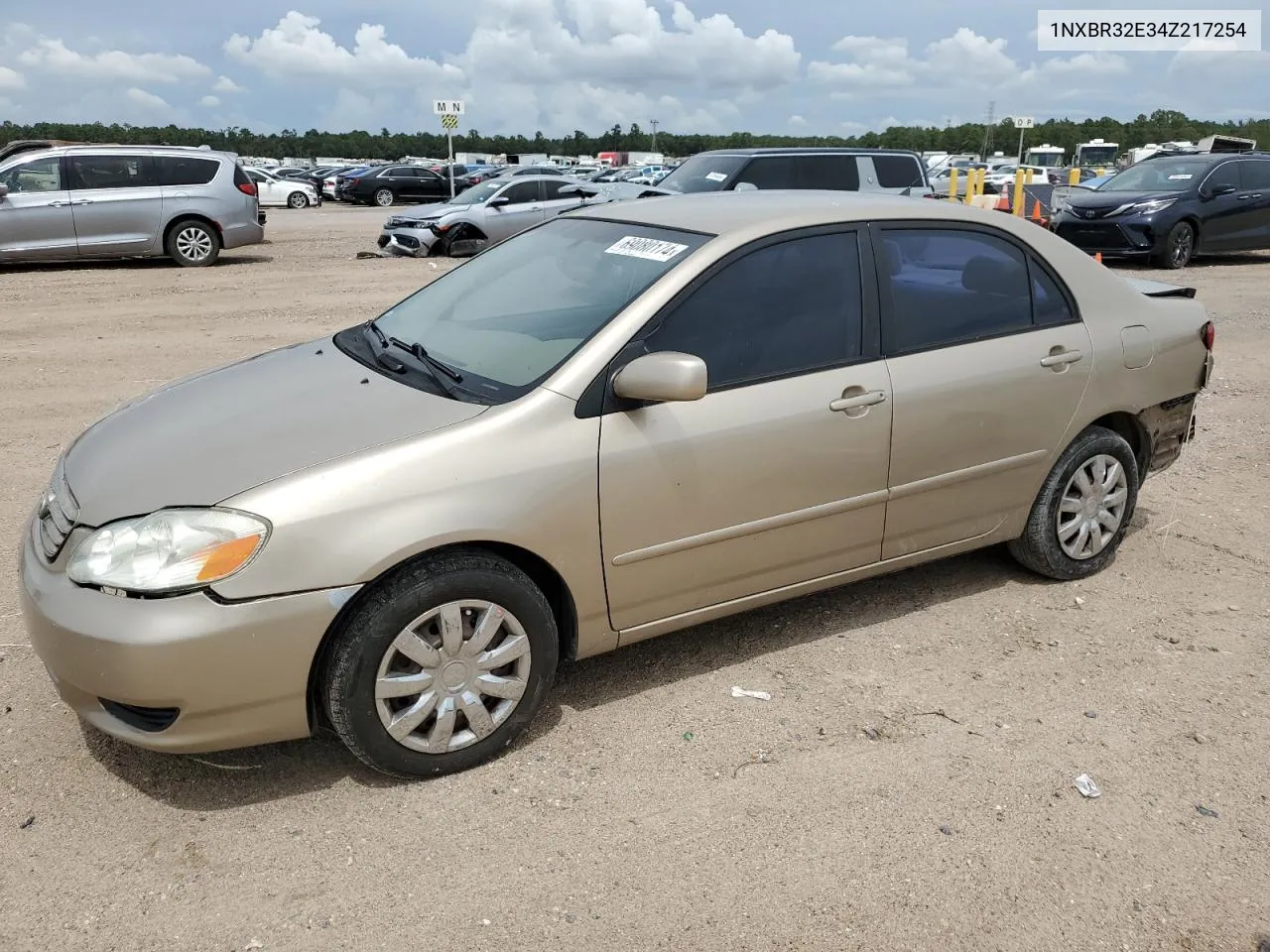 2004 Toyota Corolla Ce VIN: 1NXBR32E34Z217254 Lot: 69080174