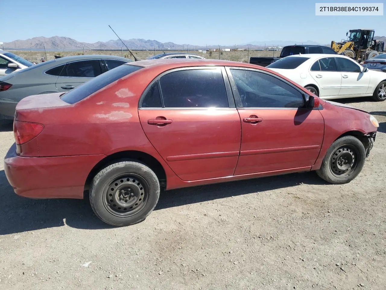 2004 Toyota Corolla Ce VIN: 2T1BR38E84C199374 Lot: 69149374