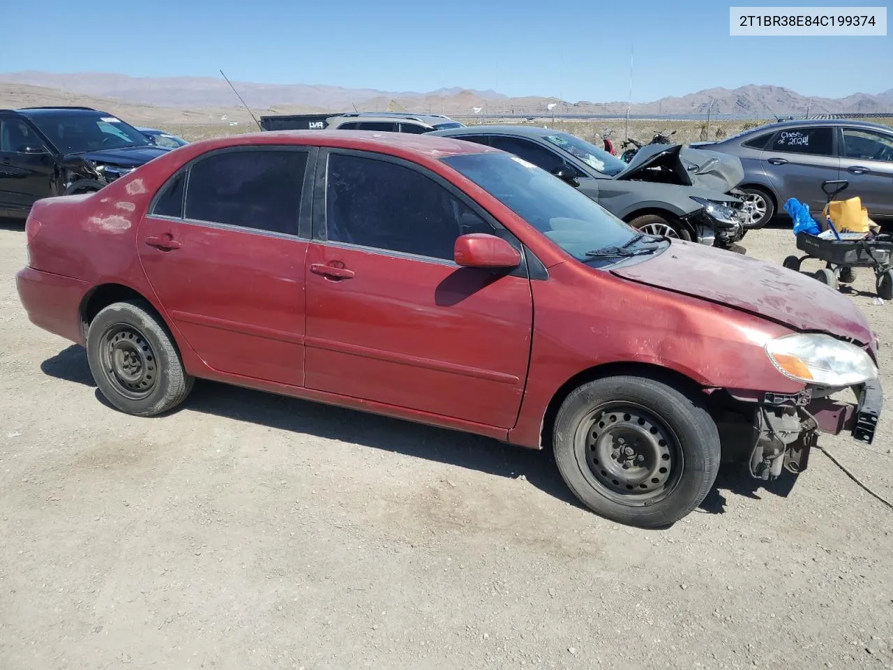 2004 Toyota Corolla Ce VIN: 2T1BR38E84C199374 Lot: 69149374