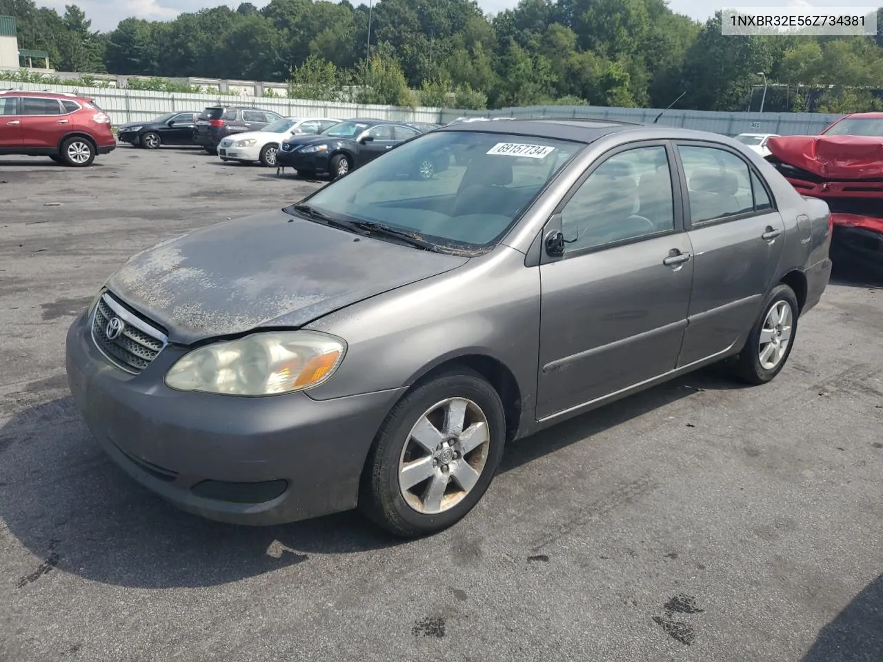 2004 Toyota Corolla Ce VIN: 1NXBR32E56Z734381 Lot: 69157734