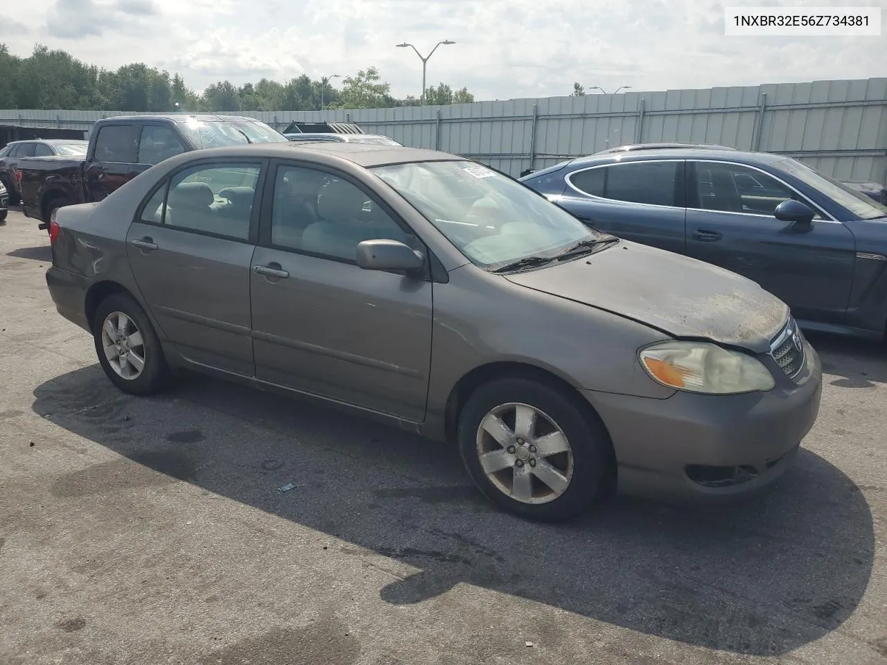 2004 Toyota Corolla Ce VIN: 1NXBR32E56Z734381 Lot: 69157734