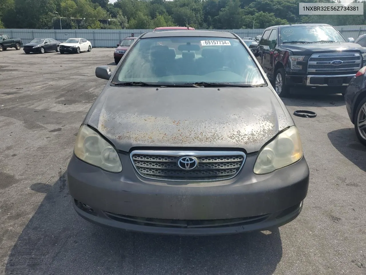 2004 Toyota Corolla Ce VIN: 1NXBR32E56Z734381 Lot: 69157734