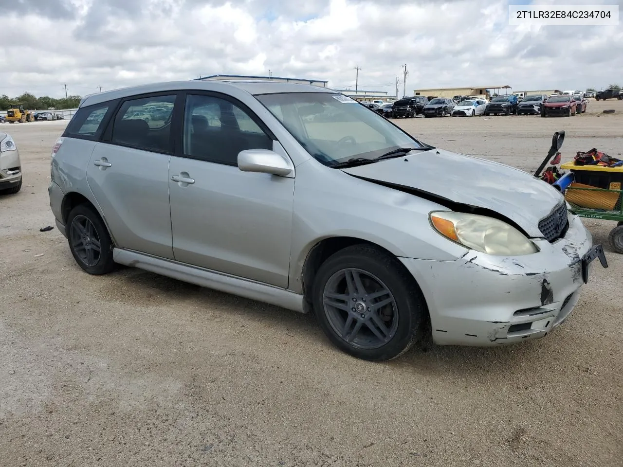 2004 Toyota Corolla Matrix Base VIN: 2T1LR32E84C234704 Lot: 69204424