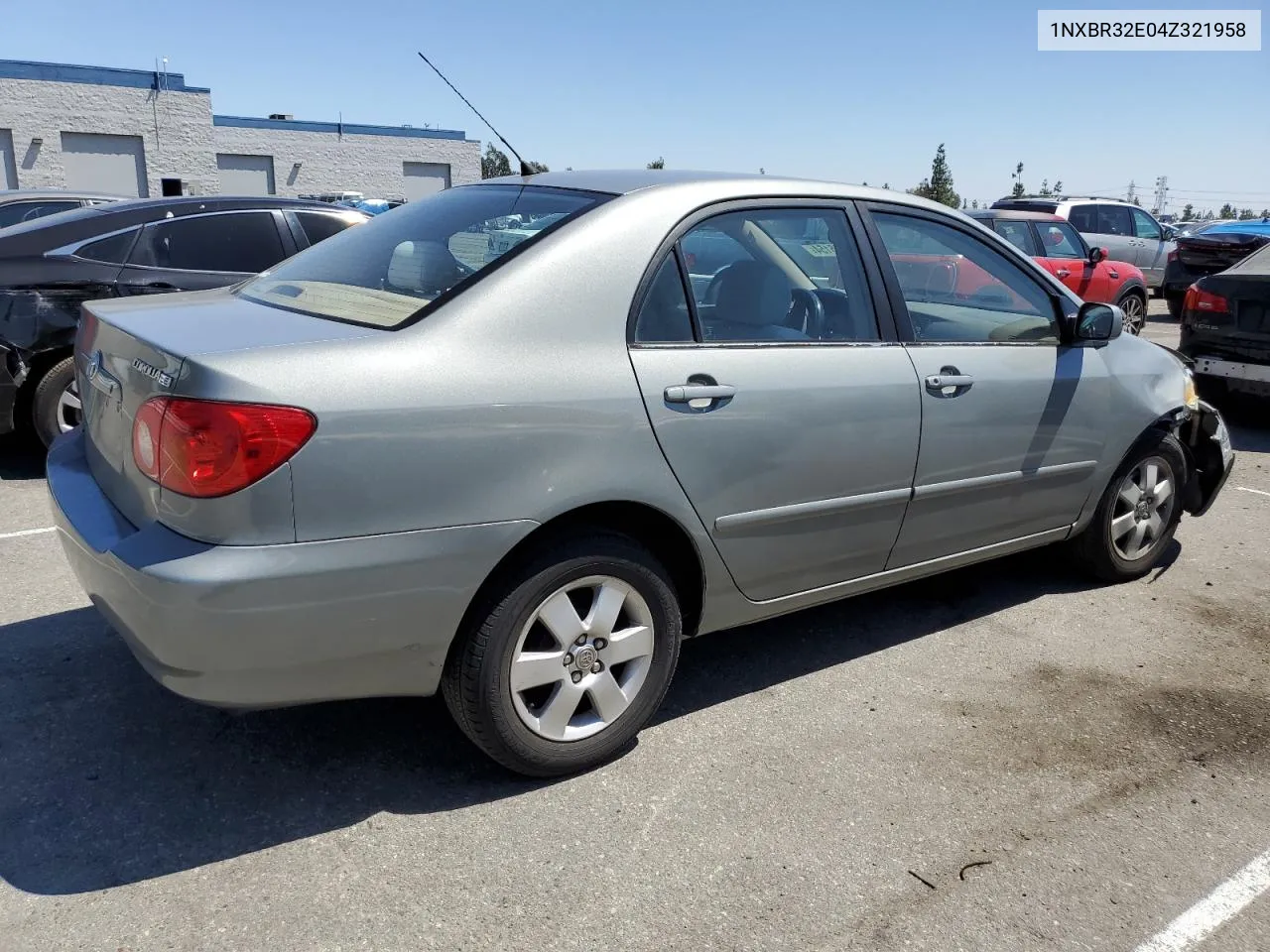 2004 Toyota Corolla Ce VIN: 1NXBR32E04Z321958 Lot: 69285154