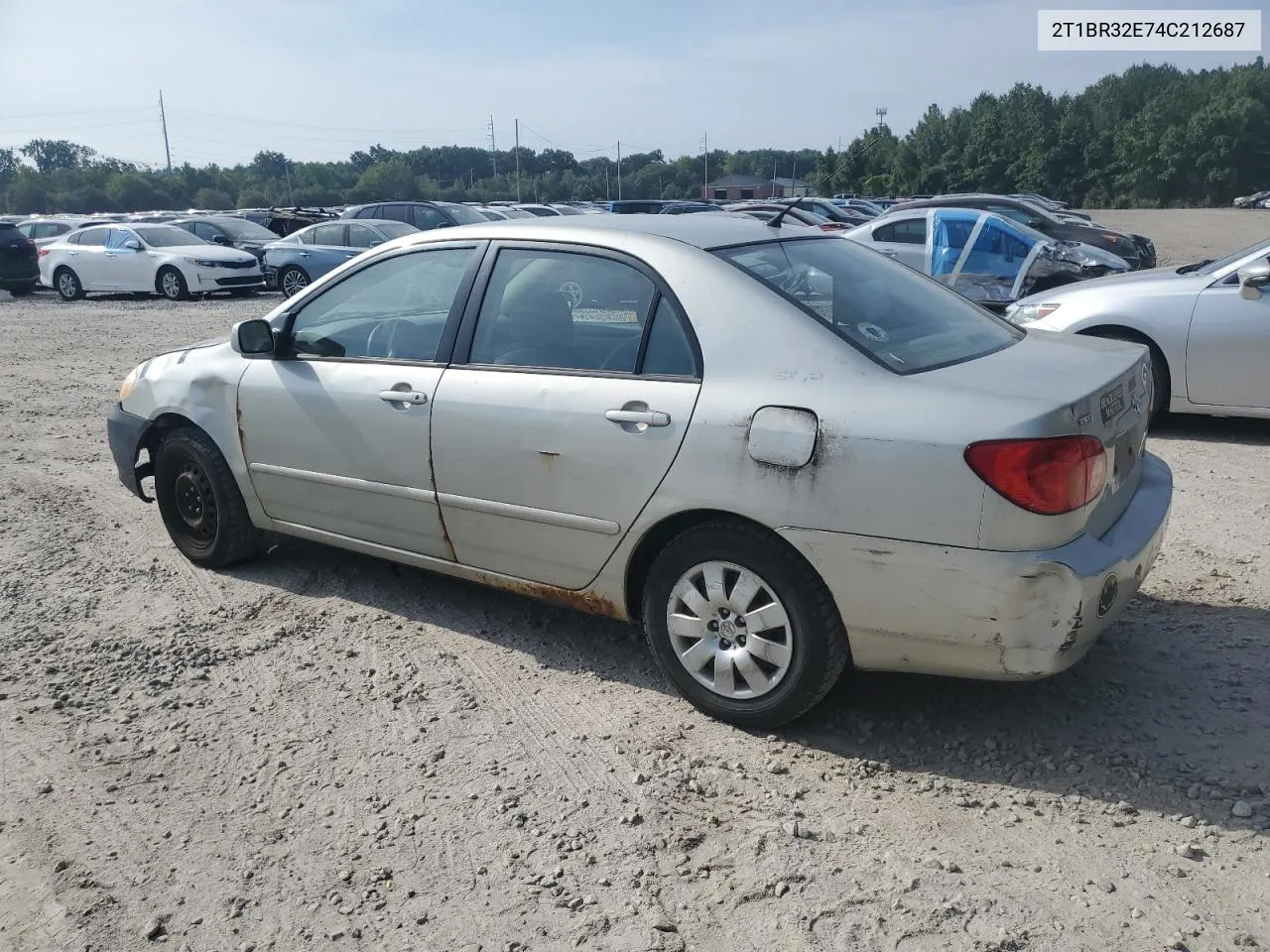 2004 Toyota Corolla Ce VIN: 2T1BR32E74C212687 Lot: 69336034