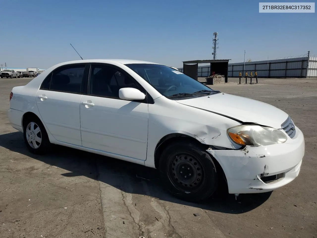 2004 Toyota Corolla Ce VIN: 2T1BR32E84C317352 Lot: 70100284