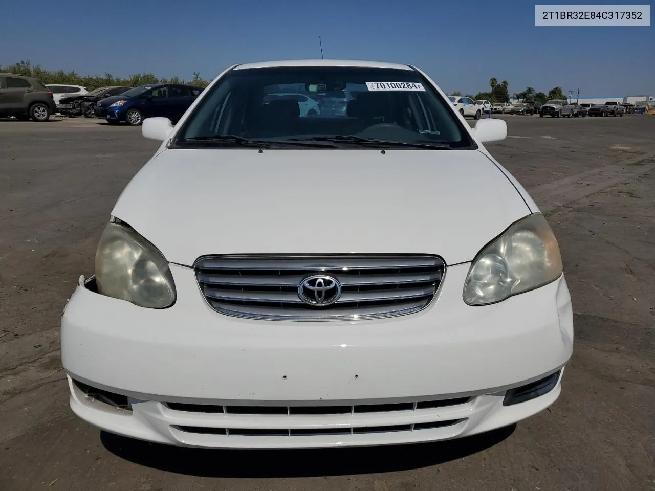 2004 Toyota Corolla Ce VIN: 2T1BR32E84C317352 Lot: 70100284