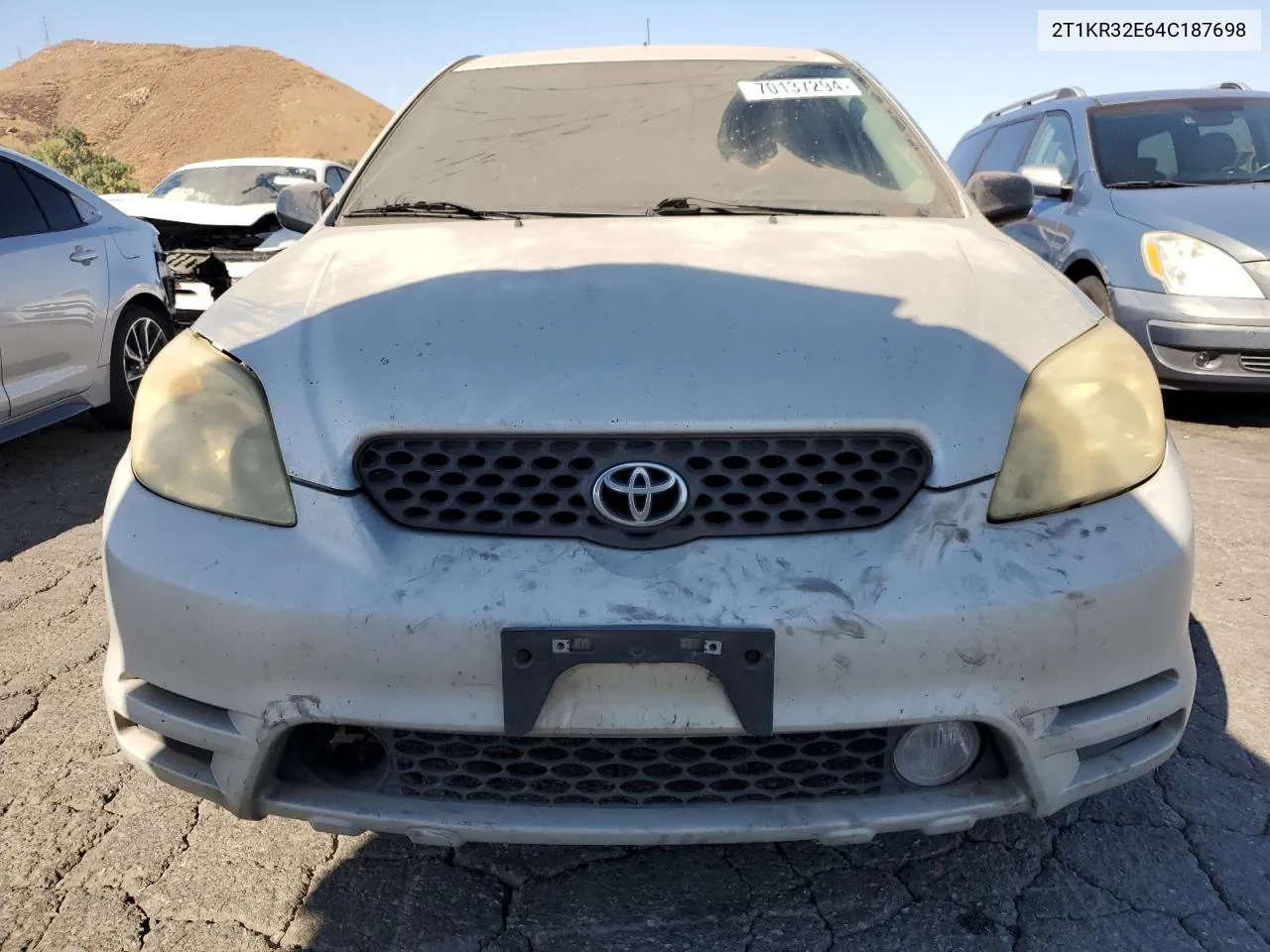 2004 Toyota Corolla Matrix Xr VIN: 2T1KR32E64C187698 Lot: 70137294