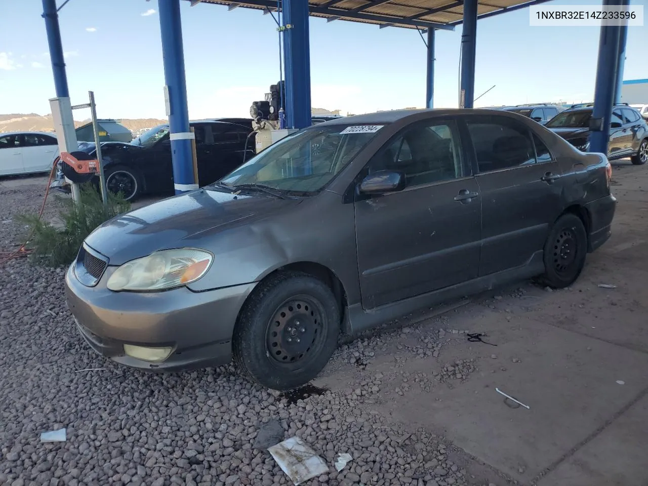 2004 Toyota Corolla Ce VIN: 1NXBR32E14Z233596 Lot: 70228794