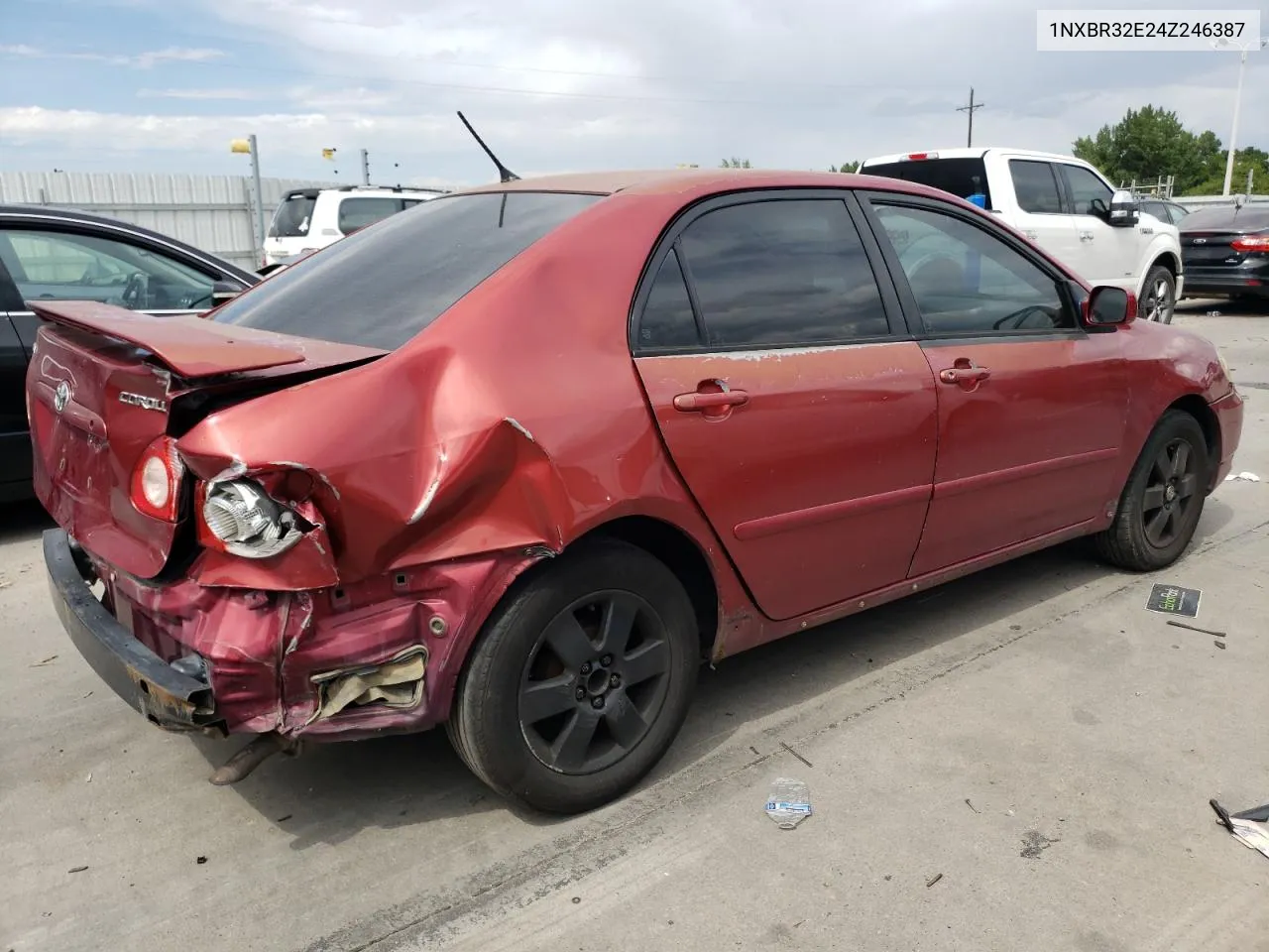 2004 Toyota Corolla Ce VIN: 1NXBR32E24Z246387 Lot: 70251484