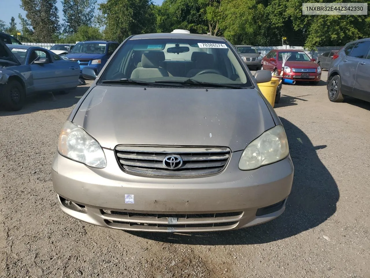 2004 Toyota Corolla Ce VIN: 1NXBR32E44Z342330 Lot: 70386574