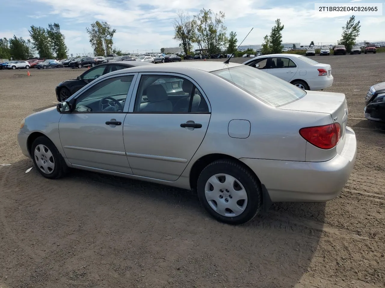 2004 Toyota Corolla Ce VIN: 2T1BR32E04C826965 Lot: 70439134