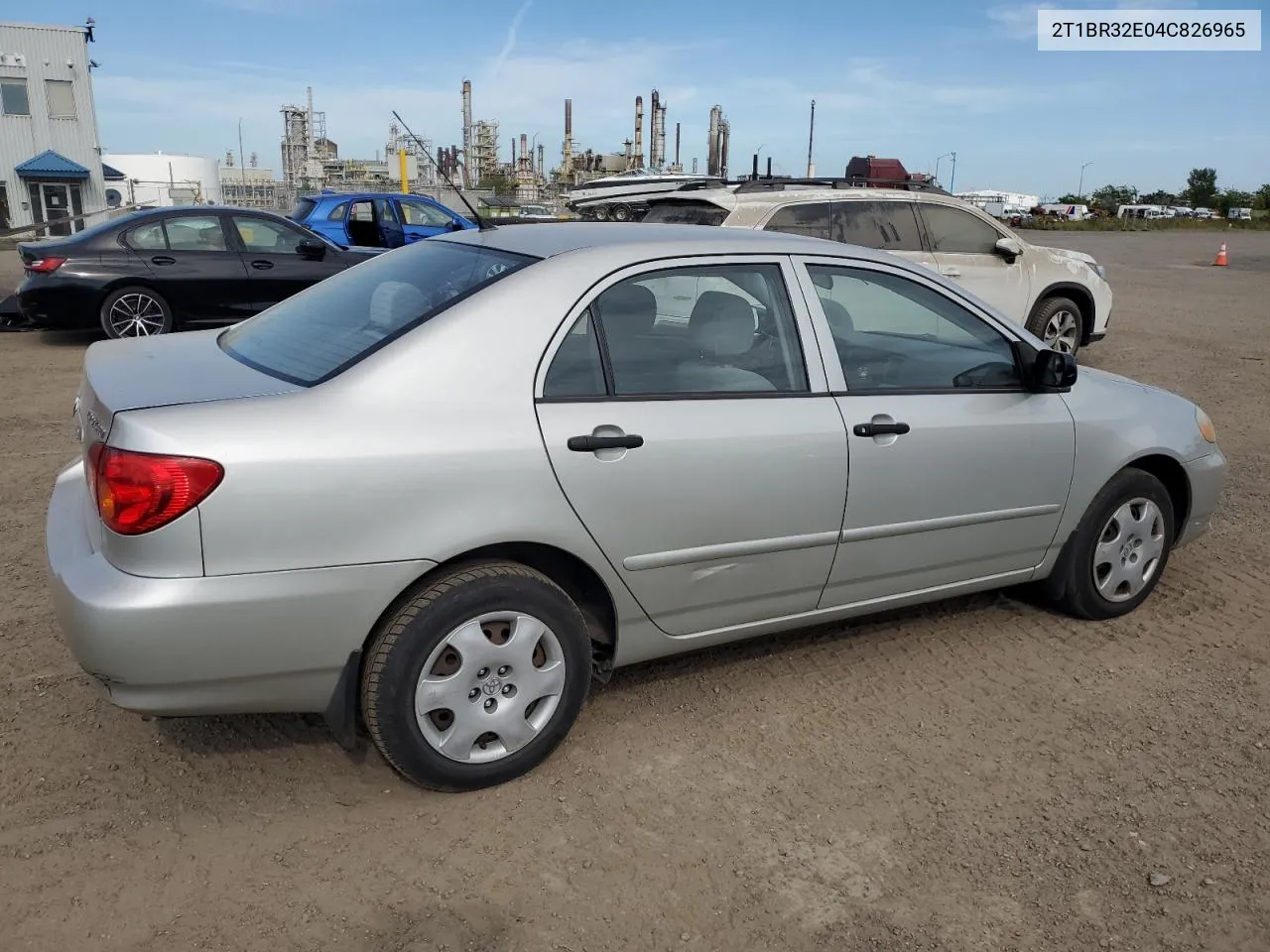 2004 Toyota Corolla Ce VIN: 2T1BR32E04C826965 Lot: 70439134