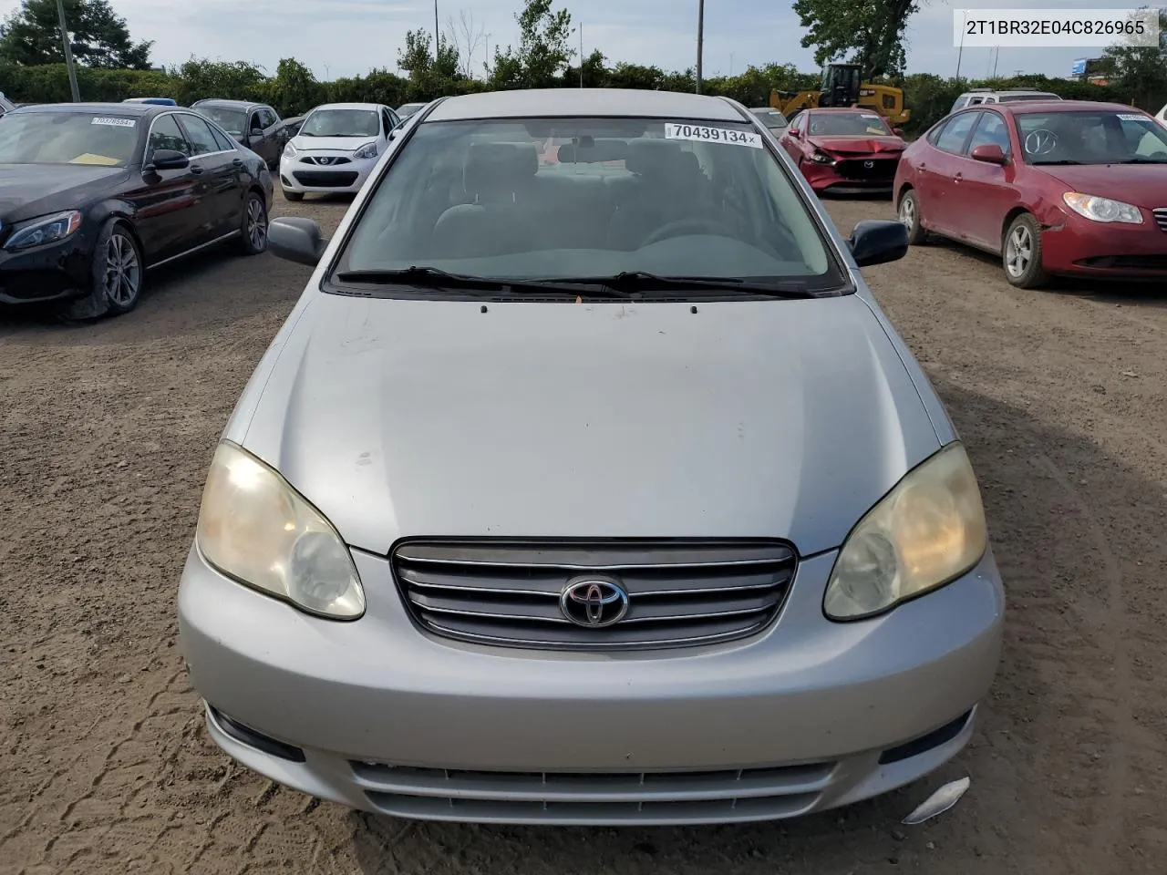 2004 Toyota Corolla Ce VIN: 2T1BR32E04C826965 Lot: 70439134