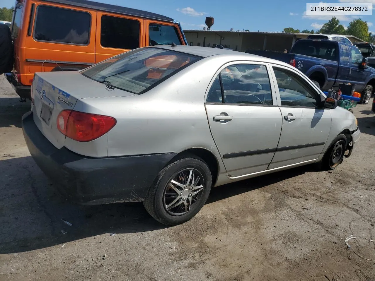 2004 Toyota Corolla Ce VIN: 2T1BR32E44C278372 Lot: 70889574