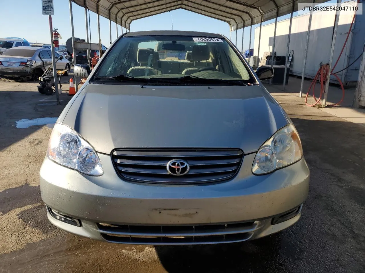 2004 Toyota Corolla Ce VIN: JTDBR32E542047110 Lot: 70890574