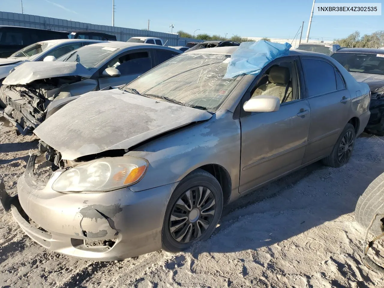 2004 Toyota Corolla Ce VIN: 1NXBR38EX4Z302535 Lot: 71048184