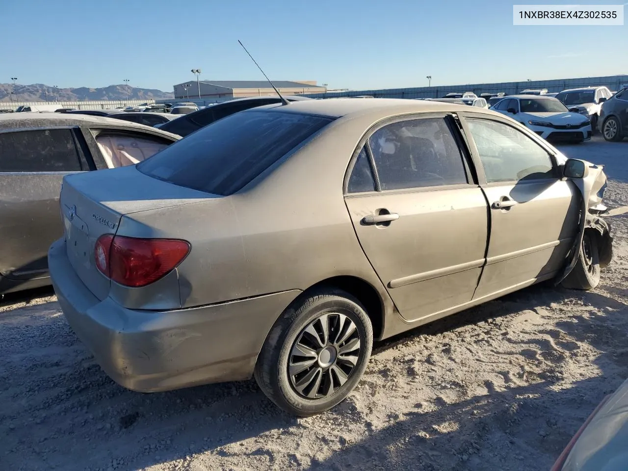 2004 Toyota Corolla Ce VIN: 1NXBR38EX4Z302535 Lot: 71048184