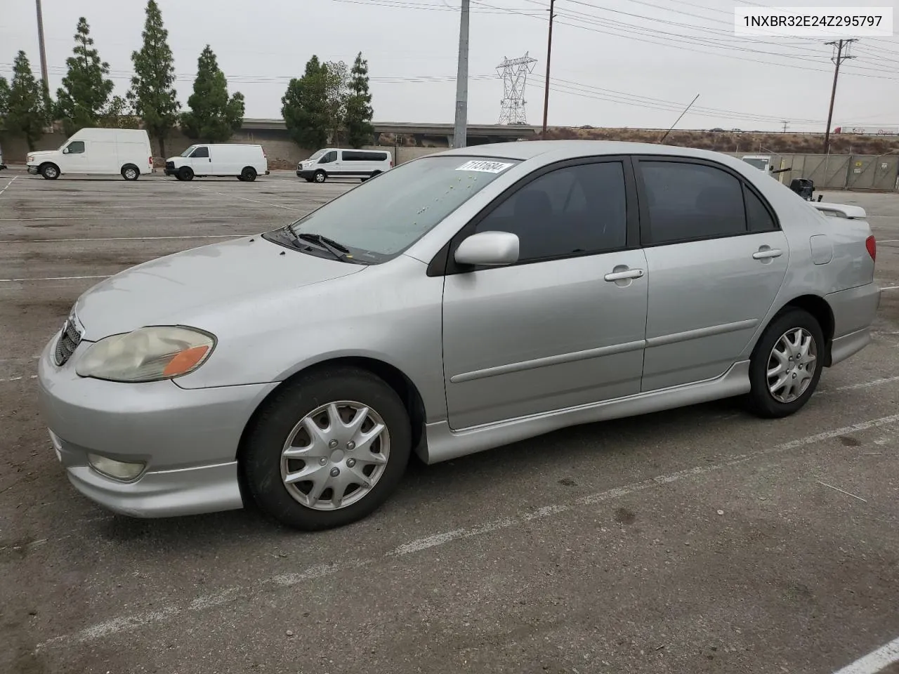 2004 Toyota Corolla Ce VIN: 1NXBR32E24Z295797 Lot: 71131684