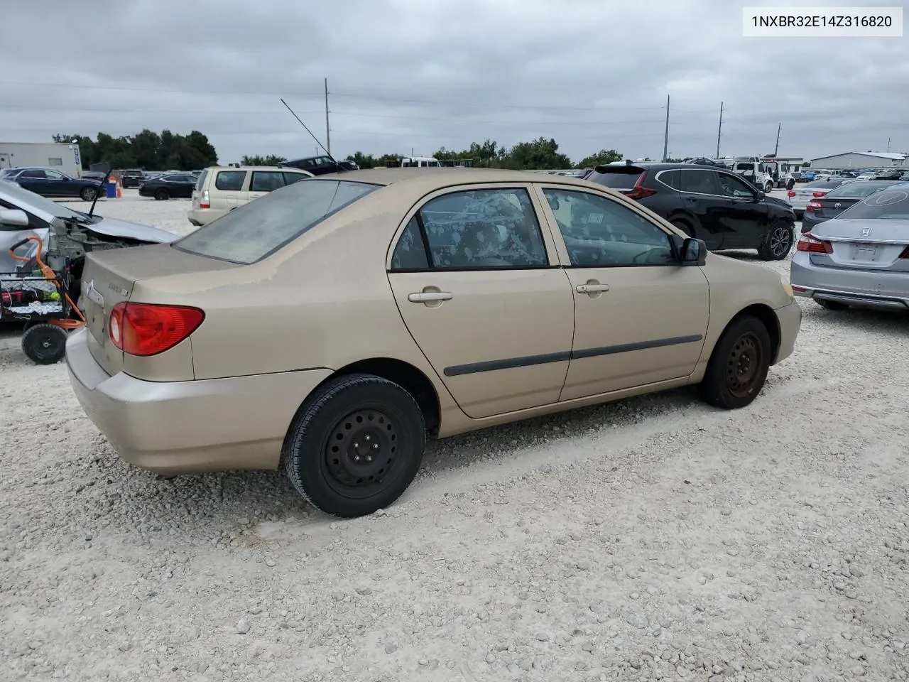 2004 Toyota Corolla Ce VIN: 1NXBR32E14Z316820 Lot: 71189314