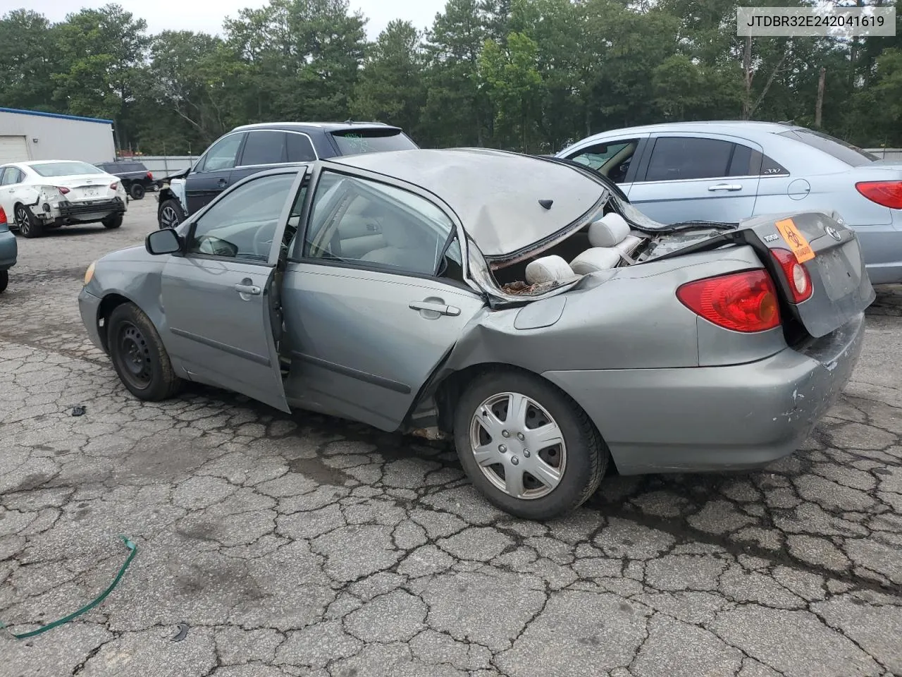 2004 Toyota Corolla Ce VIN: JTDBR32E242041619 Lot: 71260414